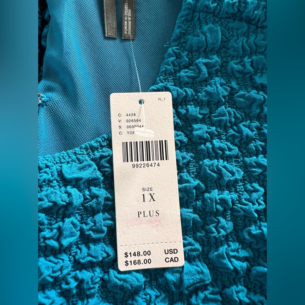 Anthropologie Textured Blue Mini Dress - Picture 10 of 12